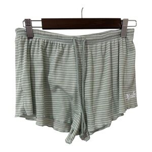 3/$15 PINK Victoria's Secret mint Striped Women's pajama Shorts size M